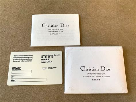 dior authenticity card 2021|dior handbag date codes.